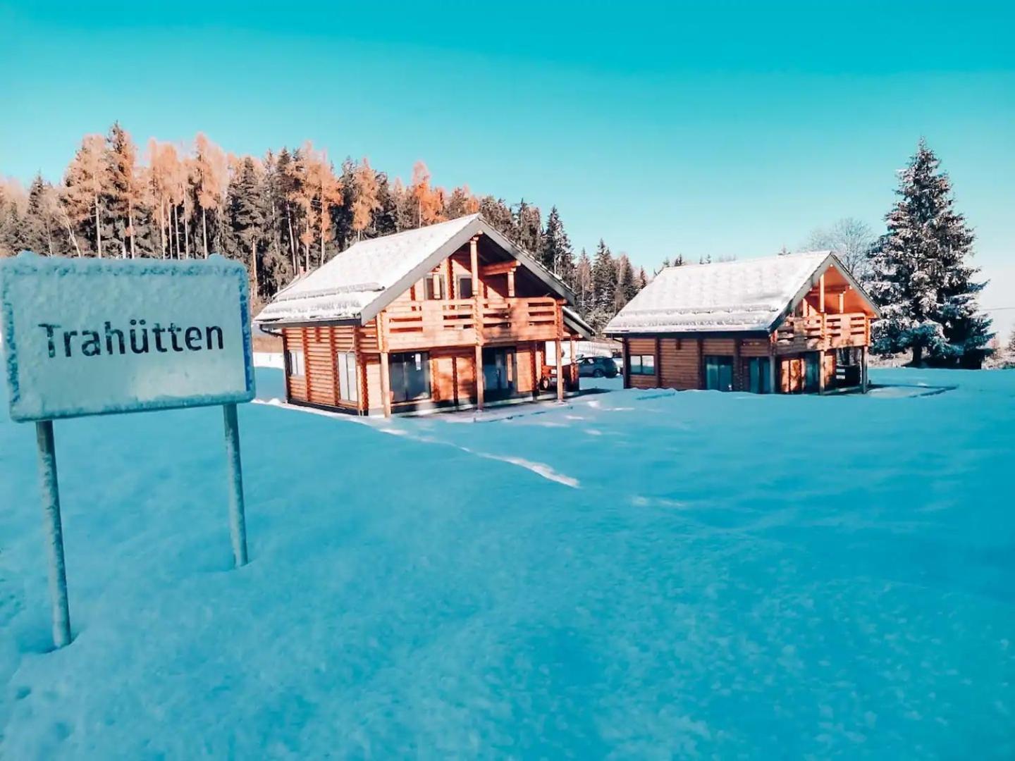 Pur Natur! Wandern Und Skifahren - Trahuetti Premium Lodges Trahutten Exterior photo